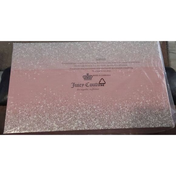 NWT~JUICY COUTURE Boxed 3 Pc. Black Sequin Crossbody Bag Set~$99 Retail Value - Picture 2 of 6